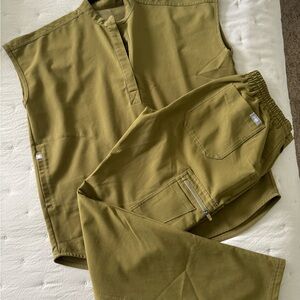 Limited Edition Figs Olive Scrubs Set